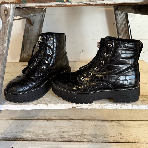 Sugar Black Combat Boots - Picture 15 of 16
